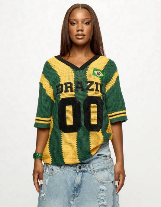 woman knit top