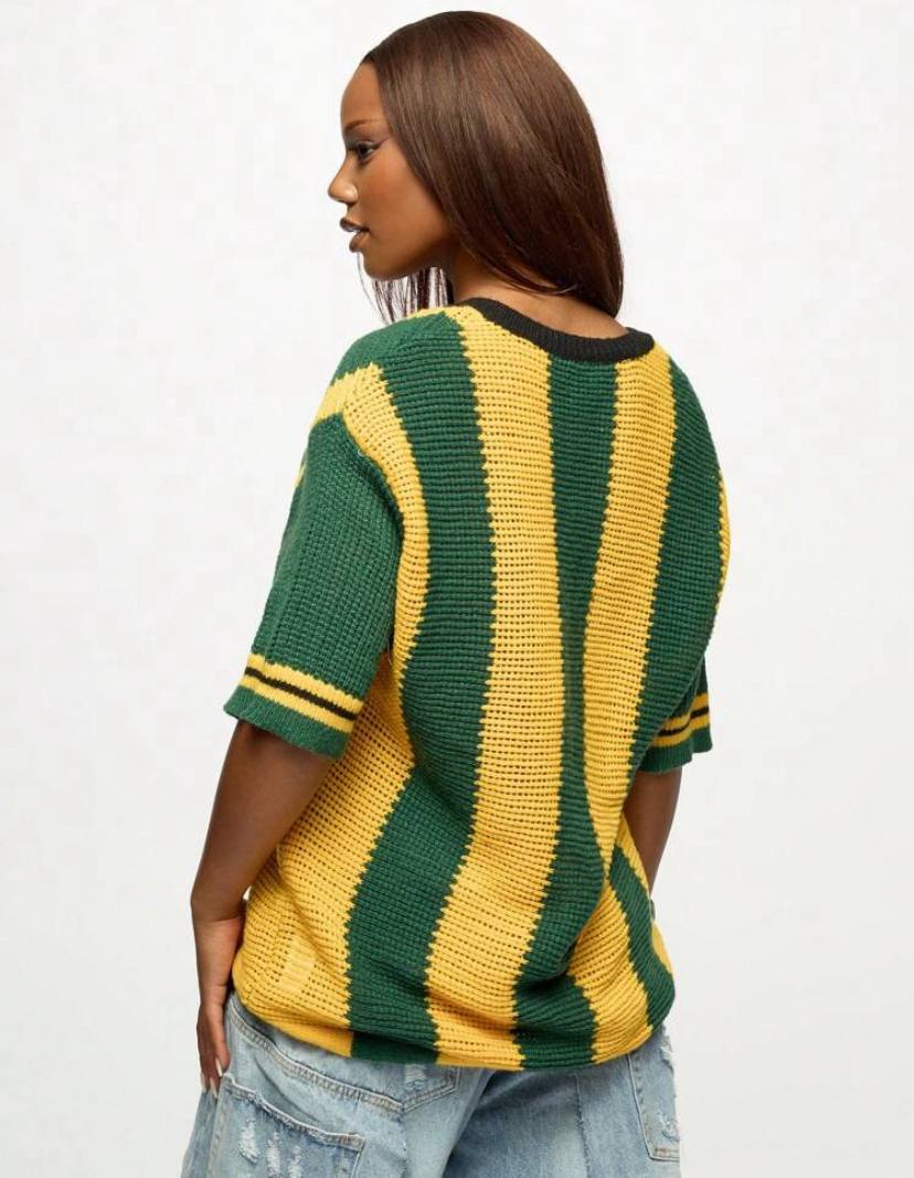 woman knit top