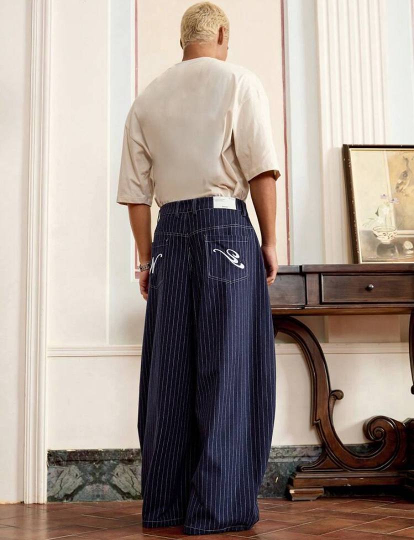 OVERSIZED STRIPED PANTS