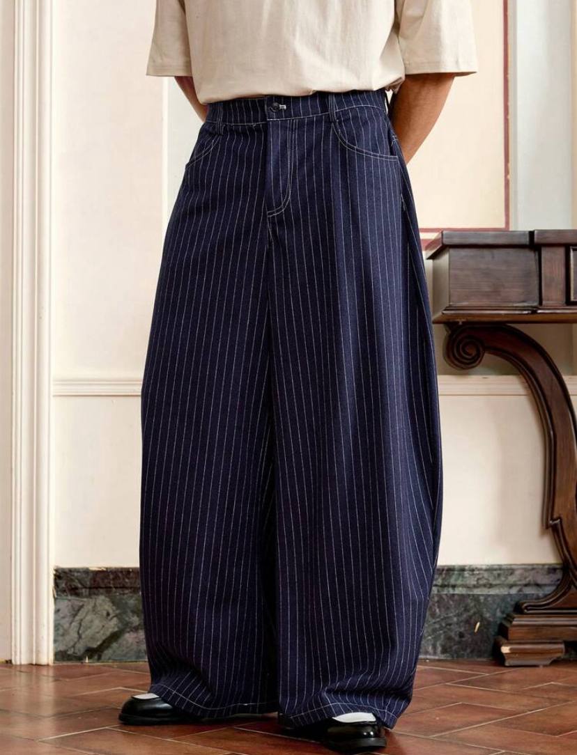 OVERSIZED STRIPED PANTS