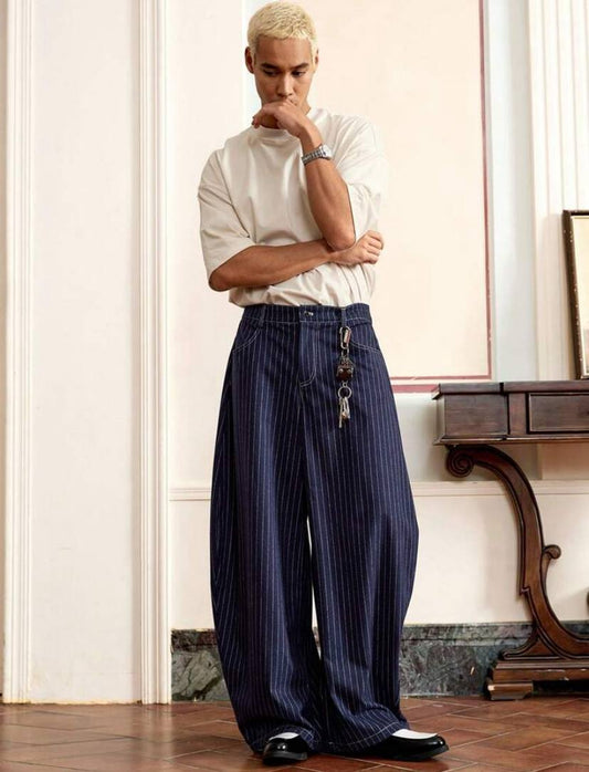 OVERSIZED STRIPED PANTS